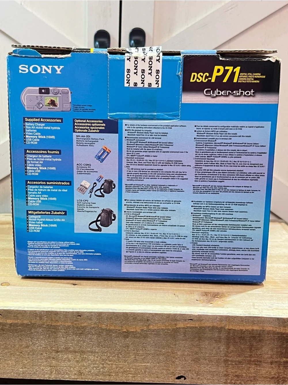 Sony Cyber-shot DSC-P71 3.2MP Compact Digital Camera w/ 128mb Memory Stick Works